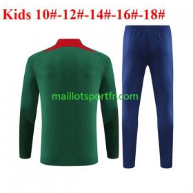 Portugal Enfant Ensemble Sweat d'entrainement Vert 2023/24